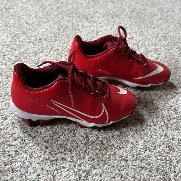 Nike Softball Cleats size 1 Hyperdiamond 4 - Picture 3 of 8